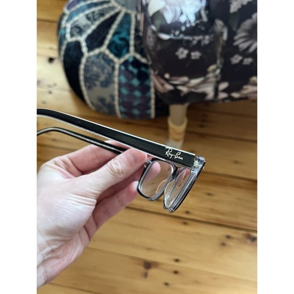 Ray Ban RB 5255 2034 Black EYEGLASSES Frame USED read Desc - Picture 7 of 9